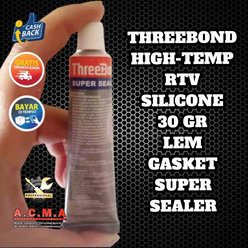 Jual Lem Gasket Lem Packing THREEBOND HIGHTEMP RTV Silicone 30 GR