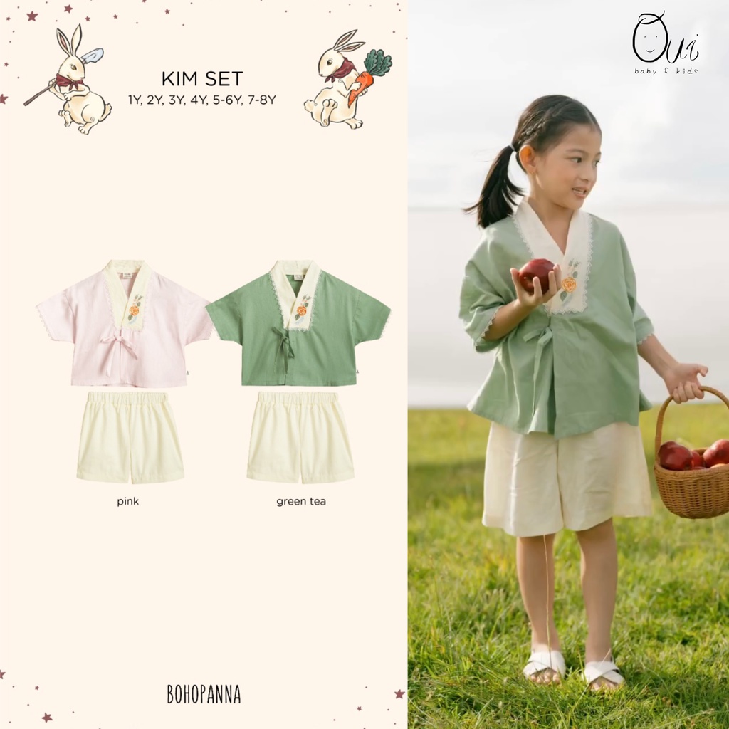 Jual Bohopanna Kim set / hanbok baju korea anak perempuan 17 tahun