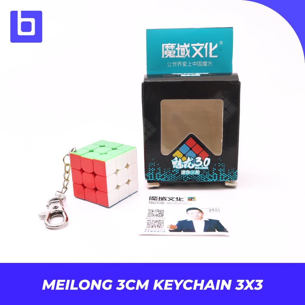 Jual Cube 3x3 Moyu MF Keychain 3x3 Stickerless Original | Shopee Indonesia