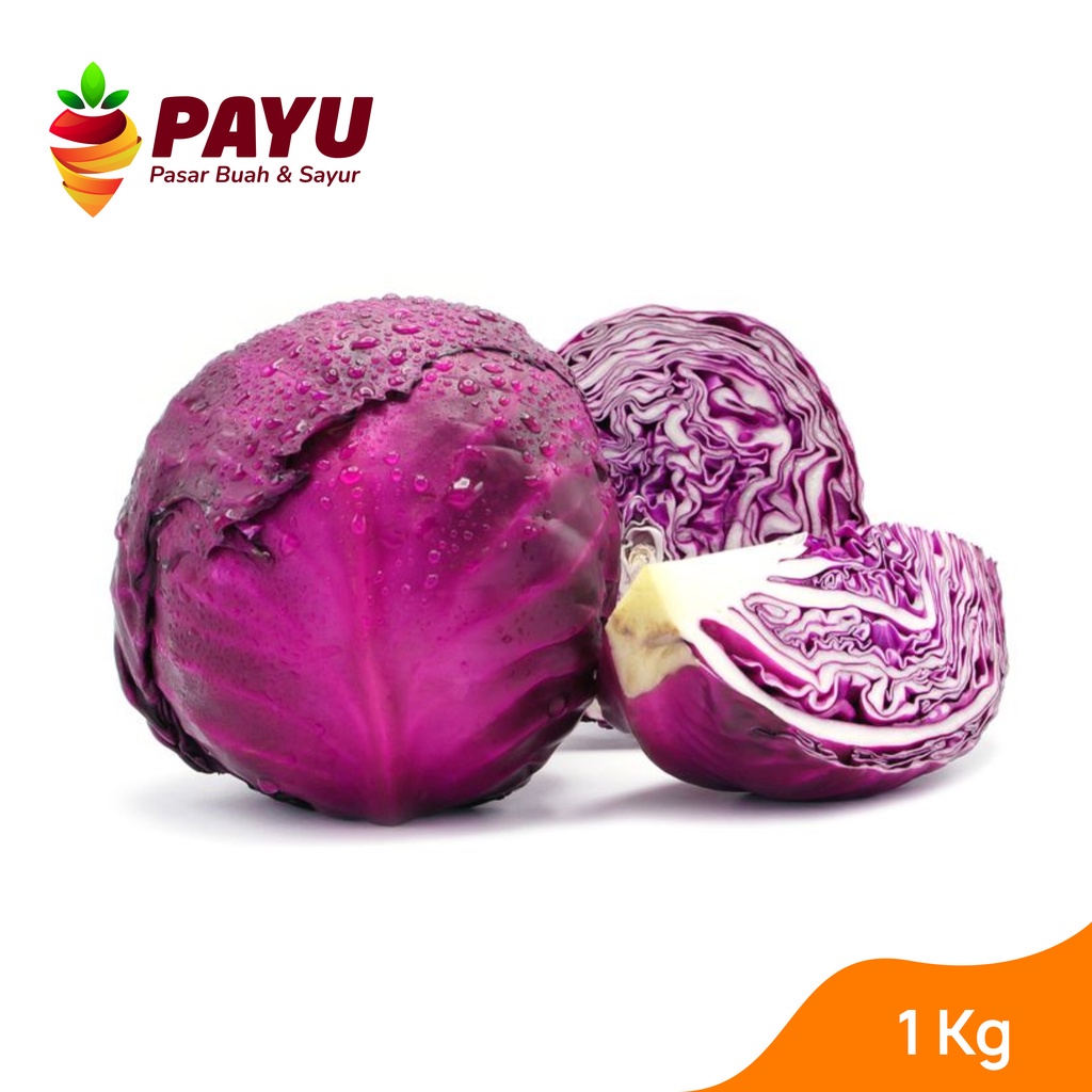 Jual Kol Ungu Kubis Merah Red Purple Cabbage [1 Kg] Shopee Indonesia