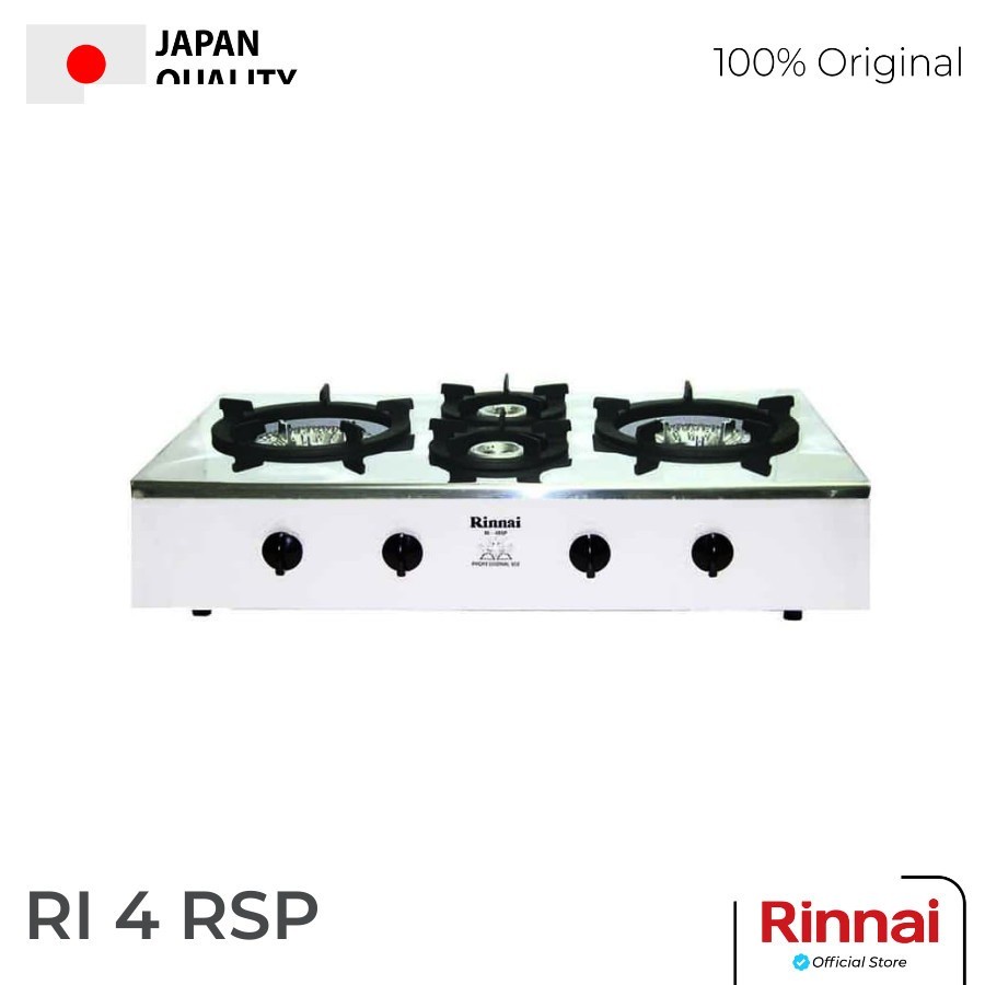 Jual RINNAI RI-4 RSP N / RSPN Kompor Gas Komersial 4 Tungku | Shopee ...