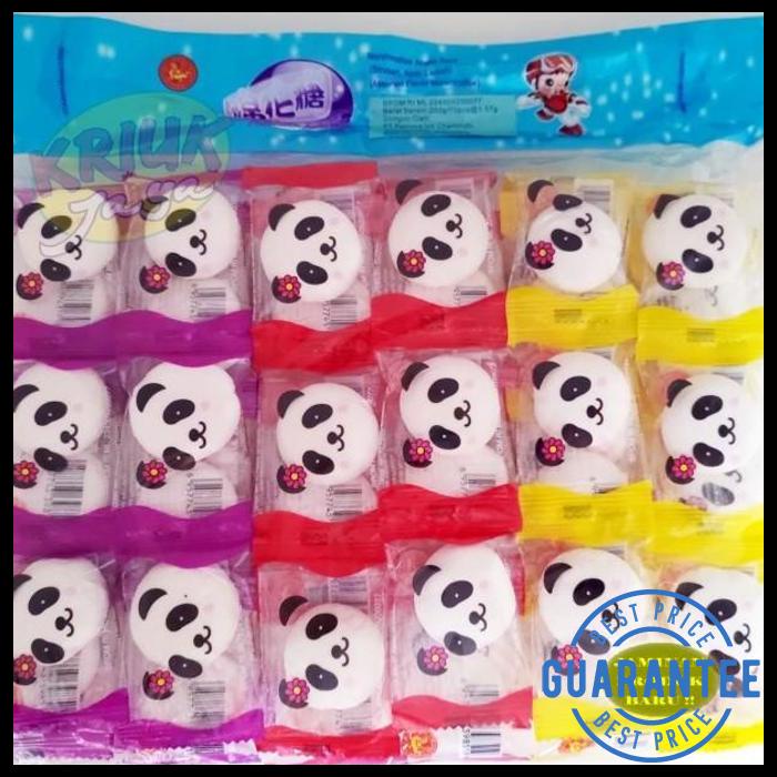 Jual Permen MARSHMALLOW PANDA Aneka Rasa 250 Gram 70 pcs Shopee Indonesia