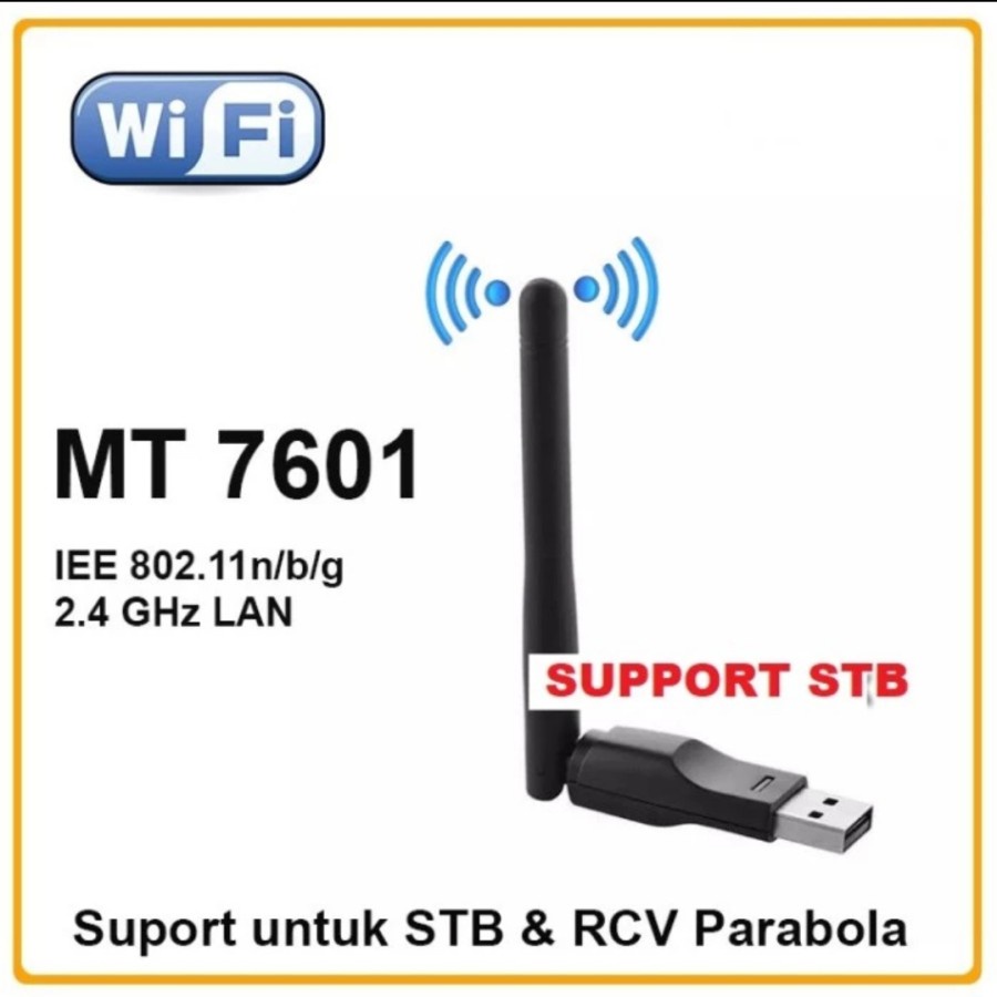 Jual Usb Wifi Dongle Mt7601 7601 Wireless Adapter Cocok Untuk Set Top Box Stb Pc Laptop Shopee