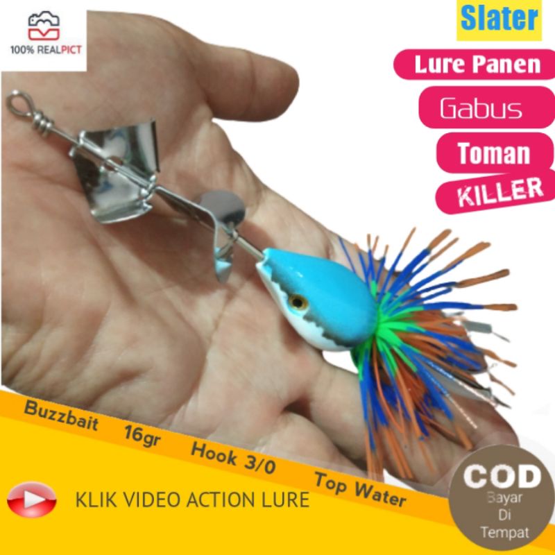 Jual Umpan Casting Cesting Kasting kesting Buzzbait NOIS Slater Sleter