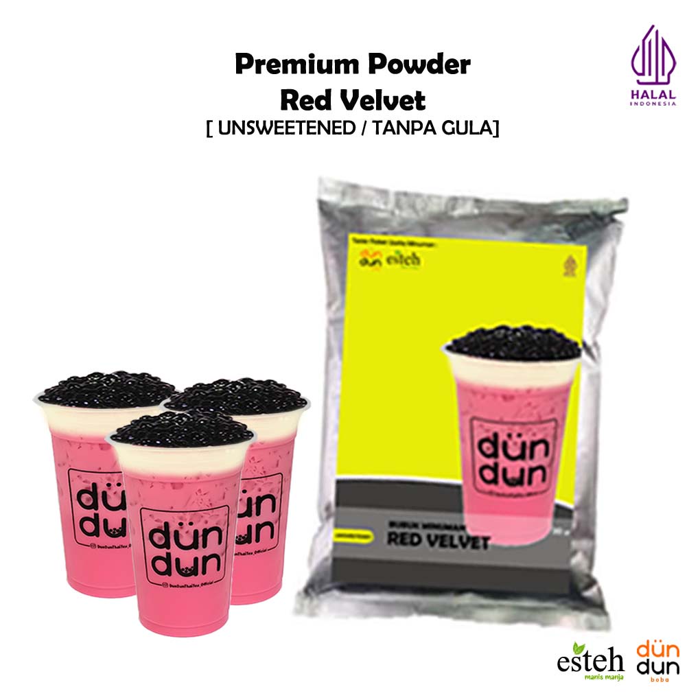 Jual Red Velvet powder premium bubuk minuman untuk usaha boba esteh