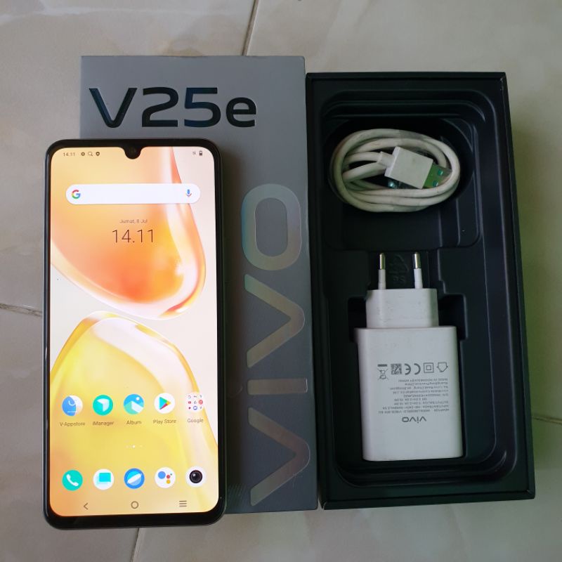 Jual vivo v25e 8/128 fulset like new | Shopee Indonesia