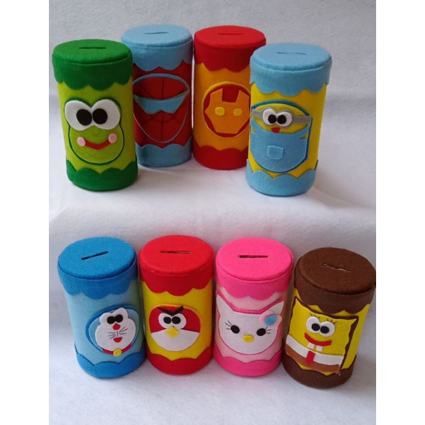 Jual celengan karakter flanel 15cm | Shopee Indonesia