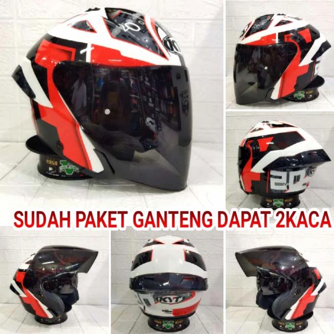 Jual HELM KYT NFJ FABIO QUARTARARO PAKET GANTENG VISOR DRAK SMOKE