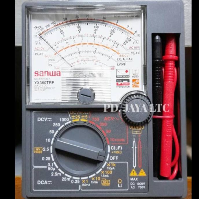 Jual Sanwa Analog Multitester Yx360trf Analog Multimeter Shopee Indonesia 