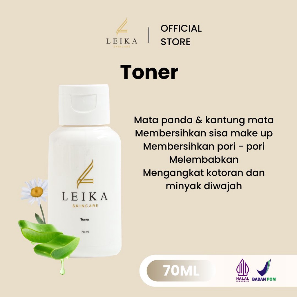 Jual Skincare Toner BPOM & Halal MUI / Toner Aloe Vera Extract Perawatan Mata Panda