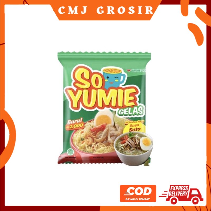 Jual Ecer So Yumie Mie Gelas Baso Sapi Ayam Bawang Soto Shopee Indonesia