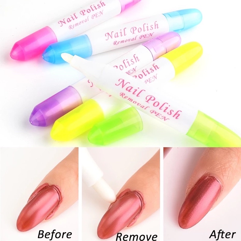 Jual Nail gel polish remover pen removal nail polish / pen penghapus
