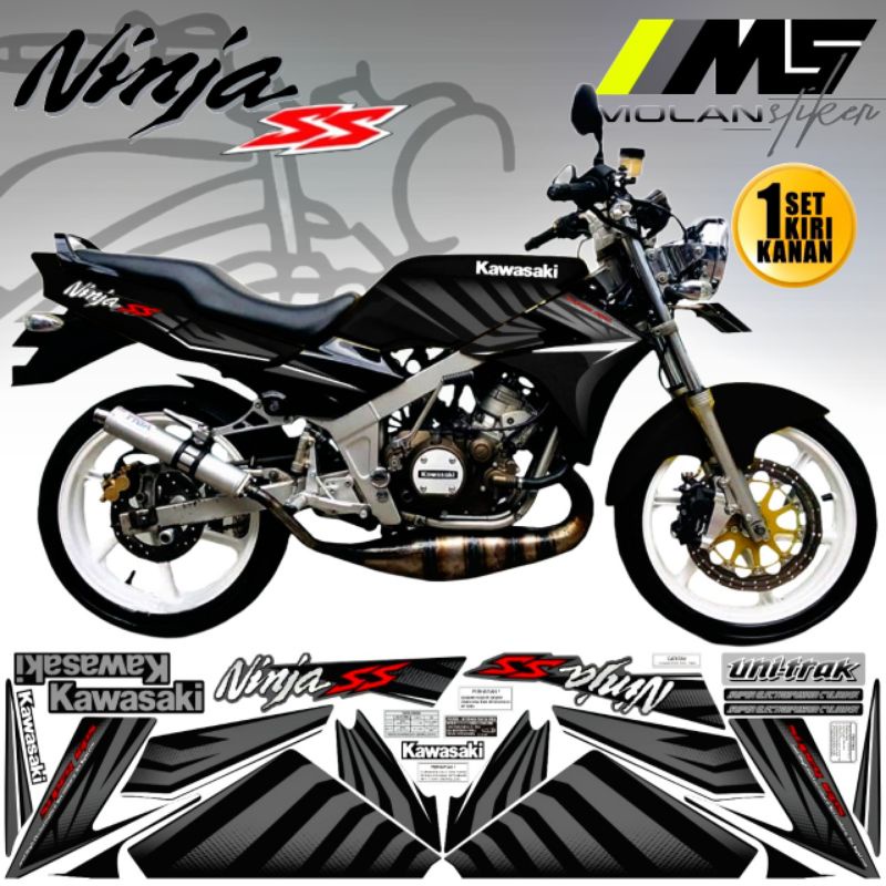 Jual Decal Sticker Striping Variasi Motif Ori Ninja SS 150 2014 2015 ...