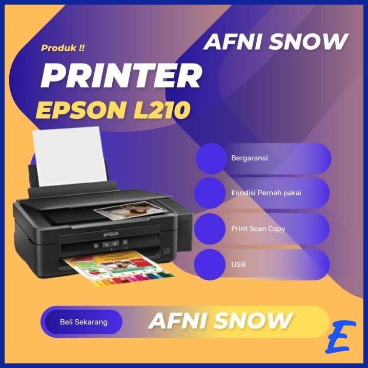 Jual Unit Printer Epson L210 Printer Epson L210 Second Bergaransi Shopee Indonesia 4174