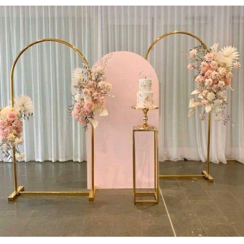 Jual Dekorasi pernikahan engagement standing flower bunga hiasan