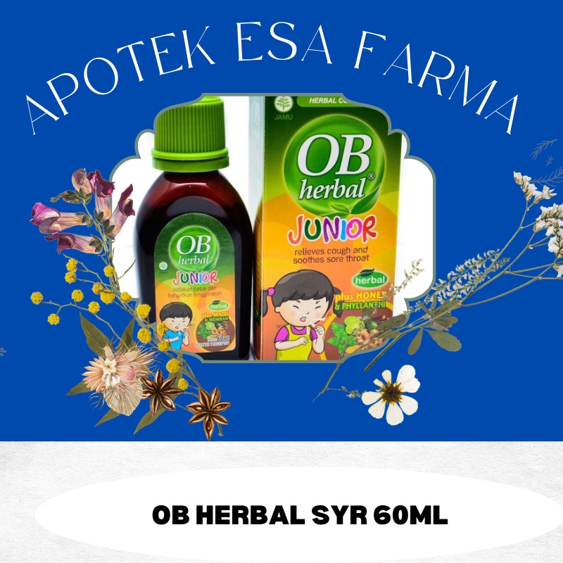 Jual OB Herbal Junior 60ml Meredakan Batuk dan Menghangatkan