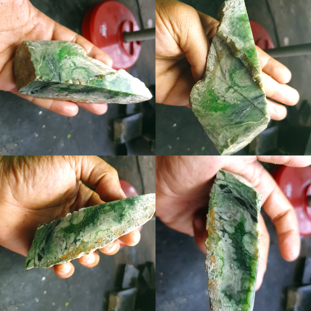 Jual Potongan Bahan Batu Giok Asli Nephrite Jade Natural Original Kd3666 Shopee Indonesia 7540