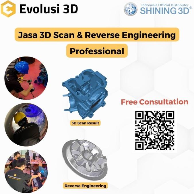 Jual Jasa 3D Scan Professional dan Reverse Engineering Einscan 3D ...