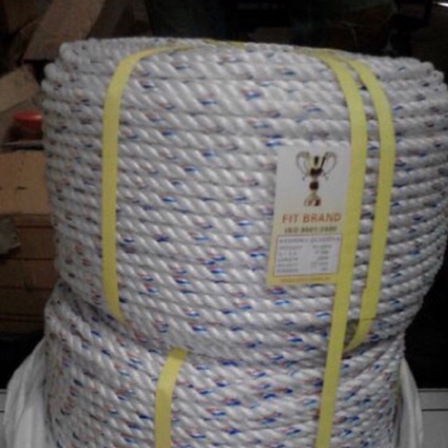 Jual tali nylon putih 5mili (2.64kg) Tali tambang kapal tali nylon rope ...