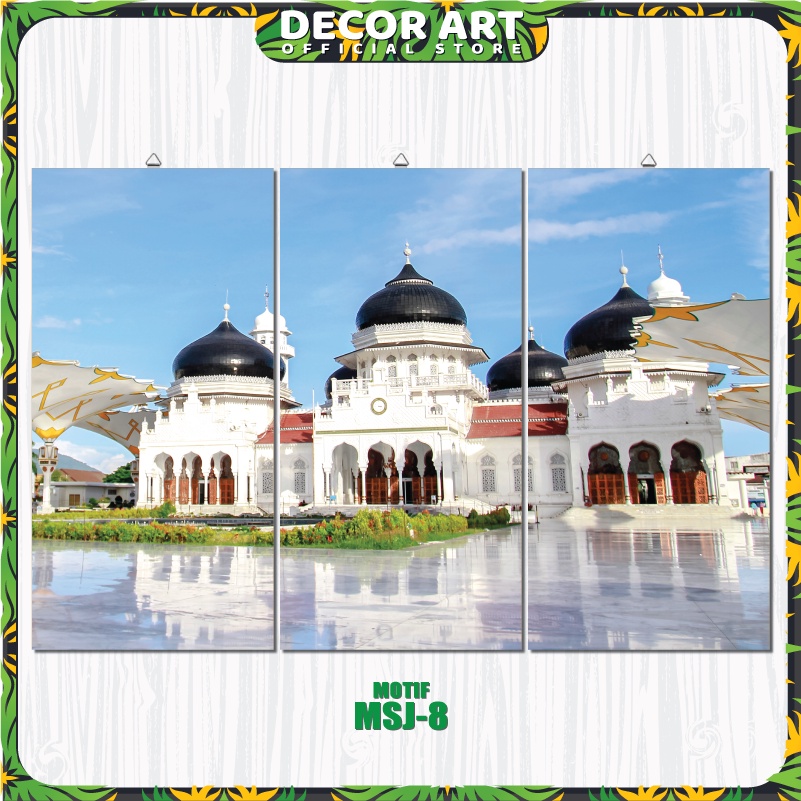 Jual Decorart X Cm Hiasan Dinding Islami Tema Masjid Pcs X