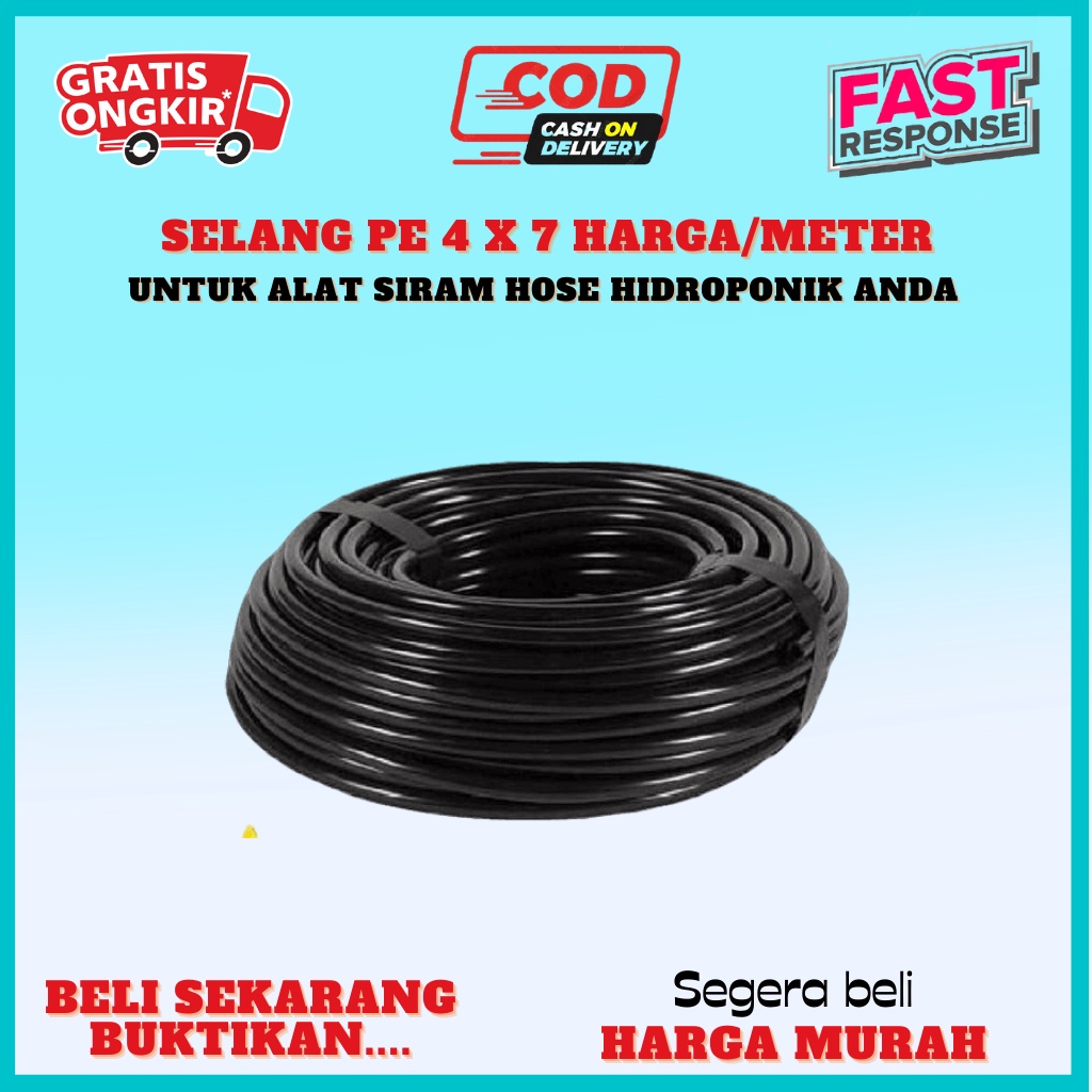 Jual Selang Pe Mm Selang Hidroponik Selang Irigasi Sprayer Fogger Per Meter