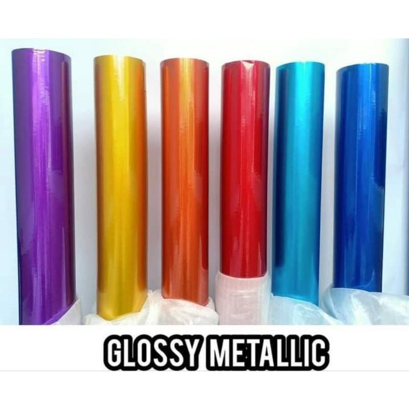 Jual Metalic Glossy Kualitas Premium Metalik Candy Stiker Skotlet