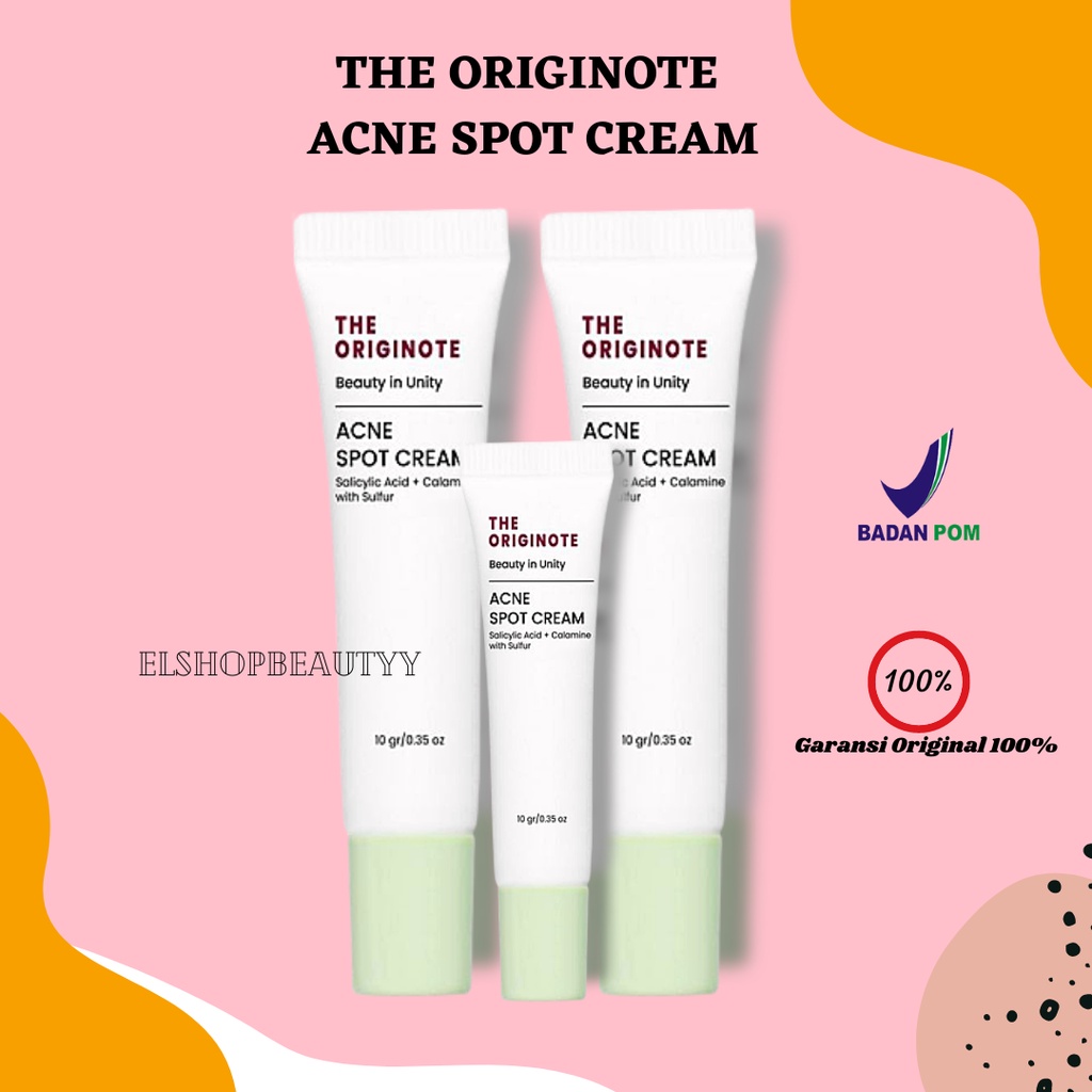 Jual The Originote Acne Spot Cream Obat Jerawat The Originote Shopee