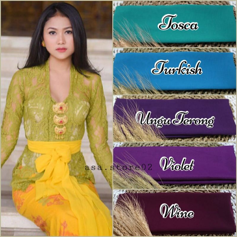 Jual Obi SELENDANG Kebaya Selendang Wisuda Tanpa Bros Obi Belt ...