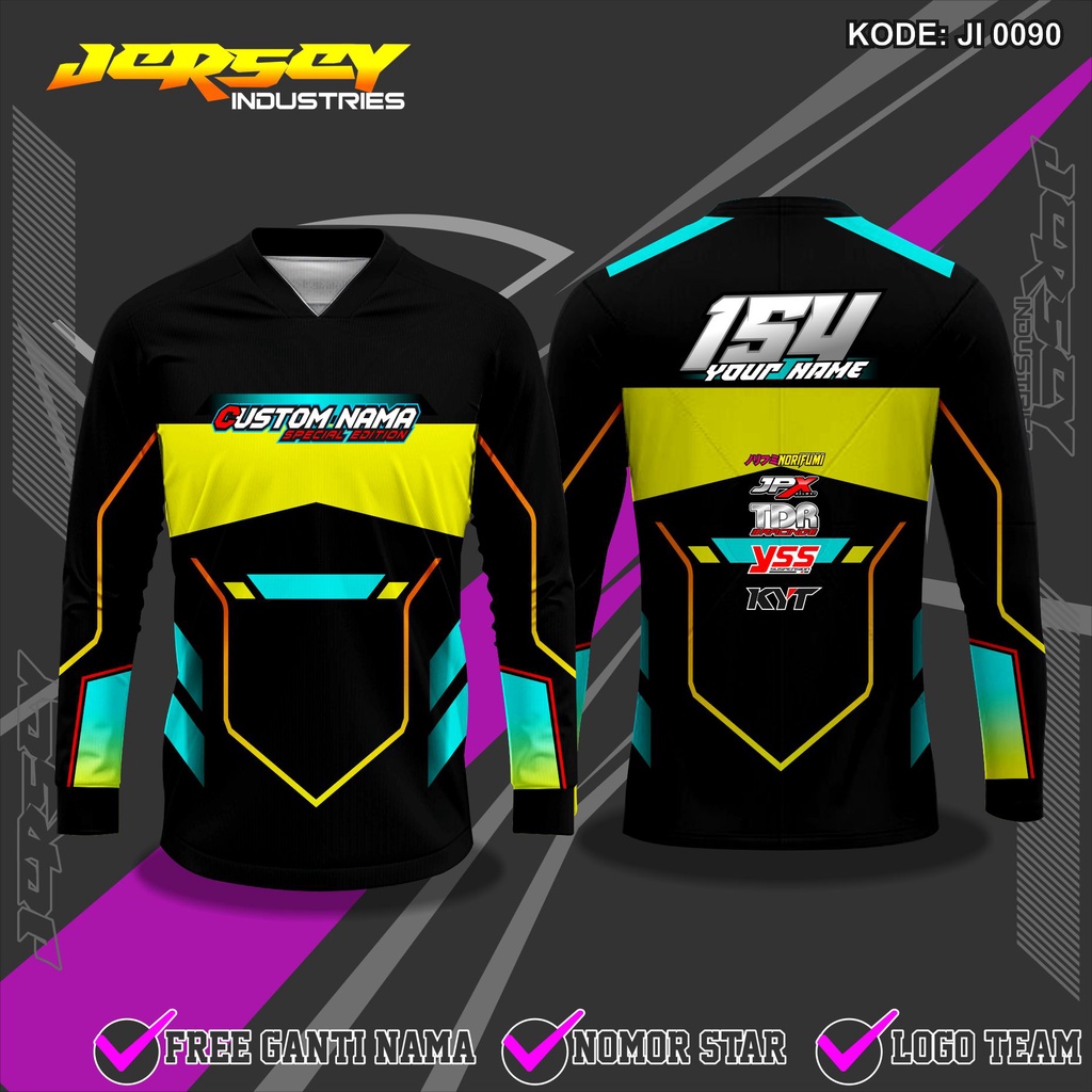 Jual Jersey Racing Full Printing, Kaos Jersey Drag Desain Custom, Bisa ...