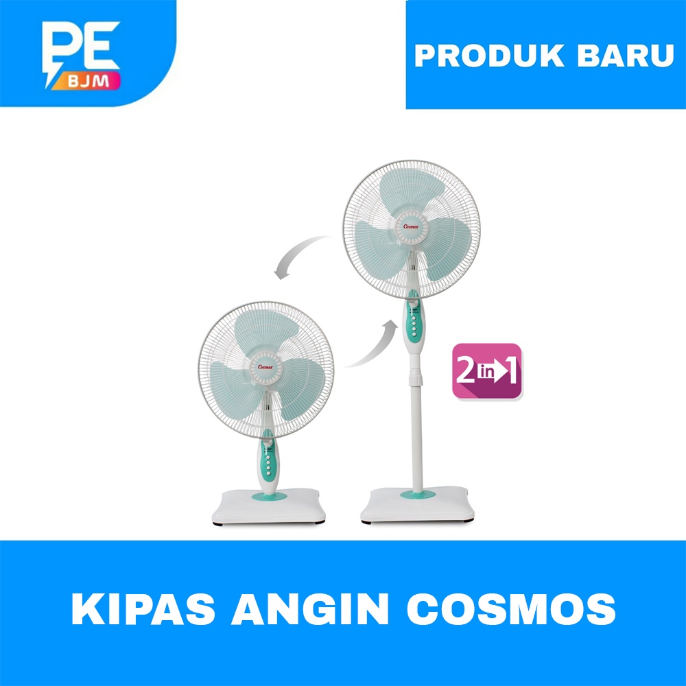 Jual KIPAS ANGIN COSMOS 16 INCH 2 IN 1 BERDIRI 16SBI GARANSI RESMI Shopee Indonesia