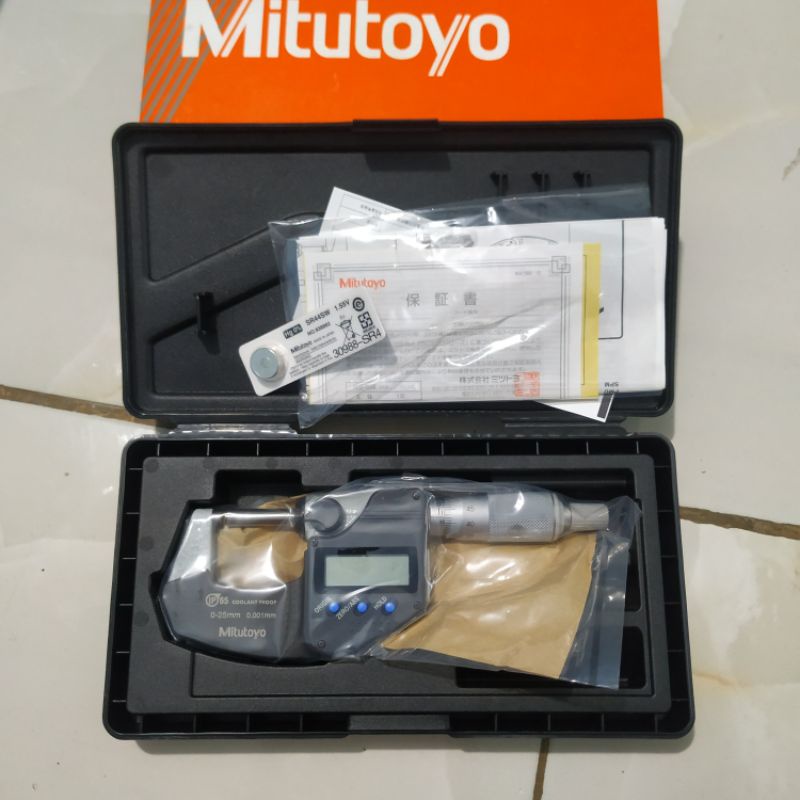 Jual Mikrometer Mitutoyo 025 original mikrometer digital original