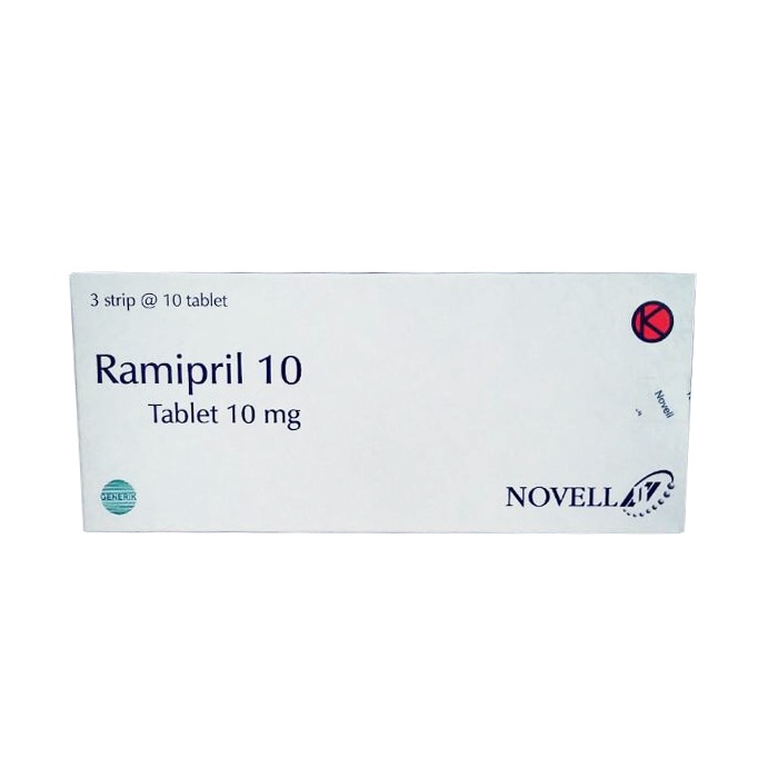 Jual Ramipril 10mg 1 Strip 10 Tablet Hipertensi Jantung Darah