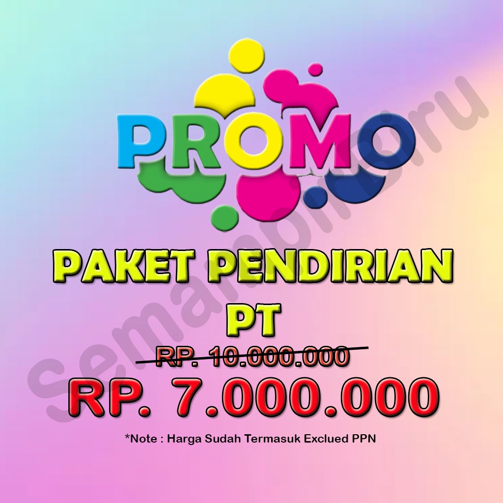 Jual PENDIRIAN PT LENGKAP Murah Paket Lengkap ( B ) | Shopee Indonesia