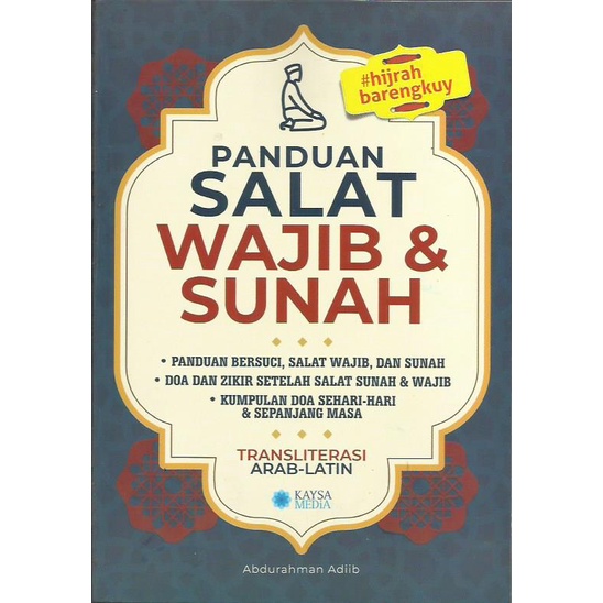 Jual Buku Panduan Salat Wajib Dan Sunah Cover Depan Shopee Indonesia