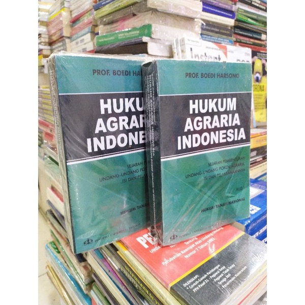 Jual Hukum Agraria Indonesia Sejarah Pembentukan Undang-Undang - Prof ...