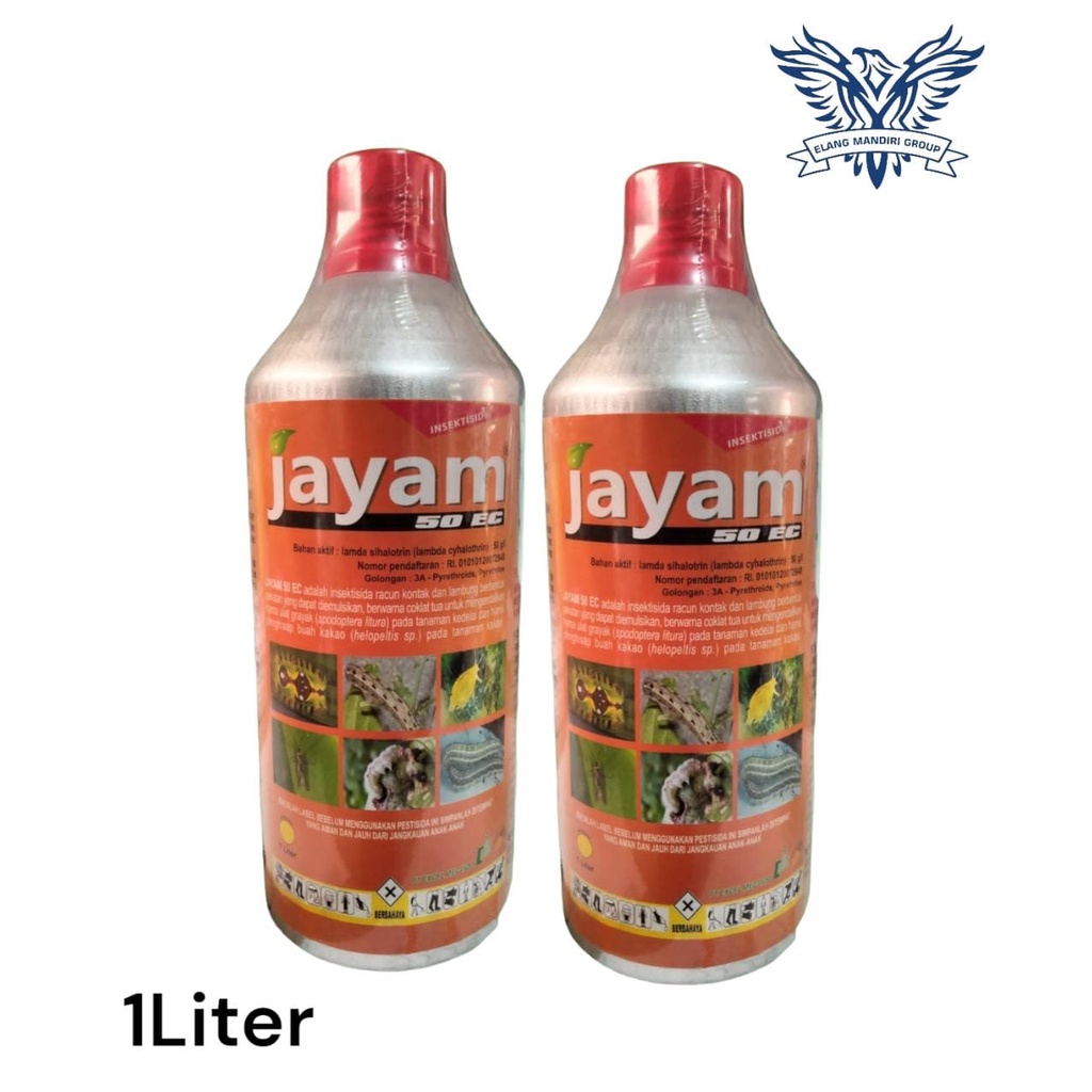 Jual Insektisida JAYAM 50 EC 1 Liter Pembasmi Hama Ulat Gyarak Hama