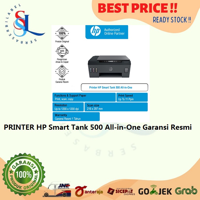 Jual HP Smart Tank 500 All-in-One Printer - HP SmartTank500 Garansi ...