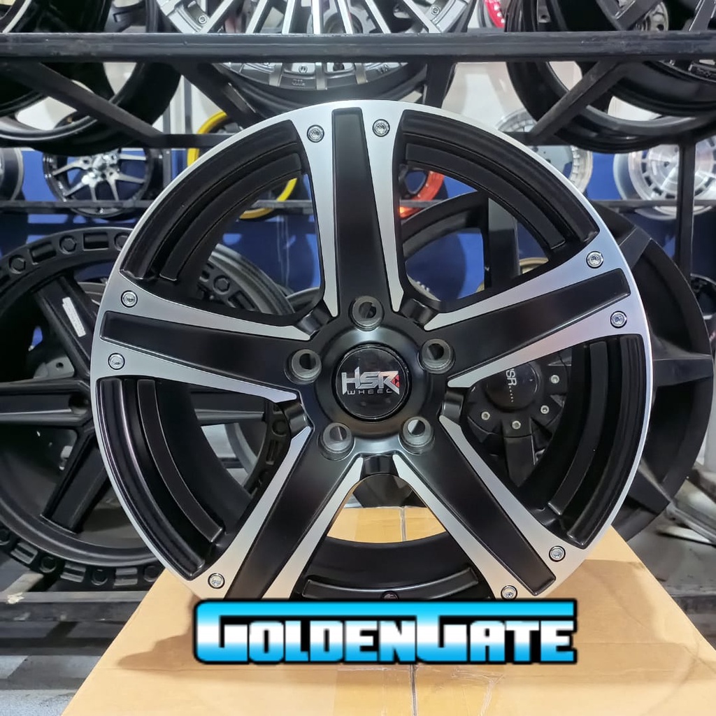 Jual Velg mobil R16 HSR ELECTION ring16x7 pelek mobil racing Rush