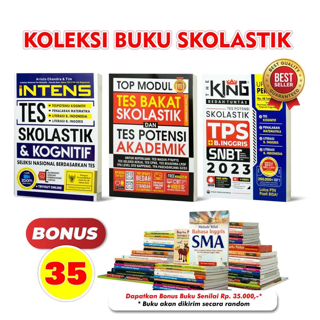 Jual Buku The King Snbt 2023 / King Bedah Tuntas Skolastik TPS Bahasa ...