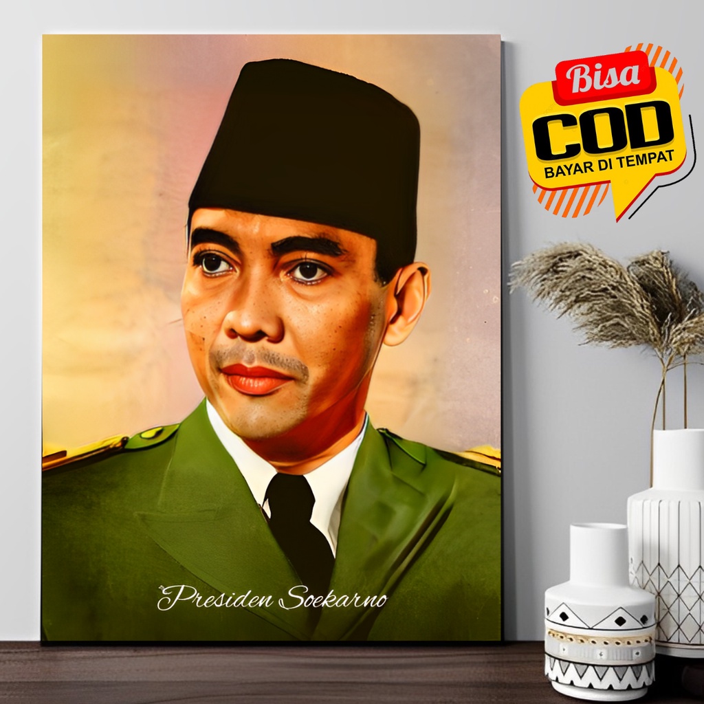 Jual Poster Presiden Soekarno Hiasan Dinding Wall Decor Aesthetic Untuk