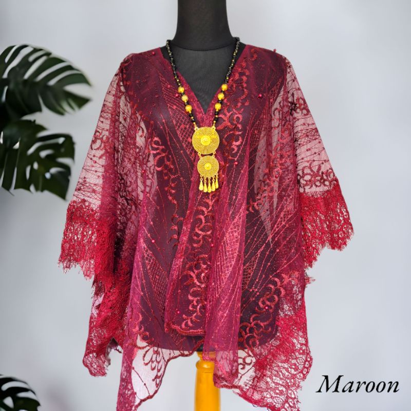 Jual Outer Brukat | Cape Kebaya | Outer Lace | Shopee Indonesia