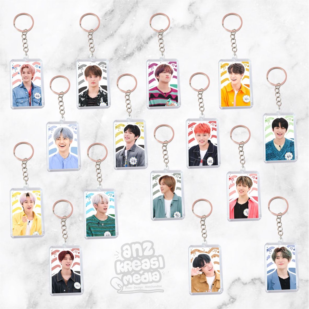 Jual Ready Stock Gantungan Kunci Akrilik Nct Member Desain By Anzkreasimedia Shopee