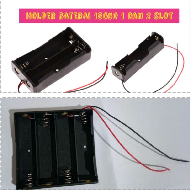 Jual Tempat Kotak Baterai Holder Baterai Slot Battery Kotak