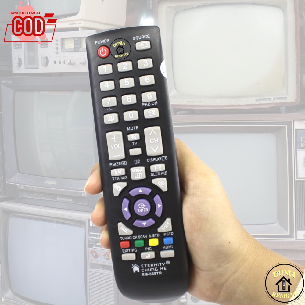 Jual Remote TV Tabung Plasma Slim Flat LCD LED Samsung Rm 858 ECER dan
