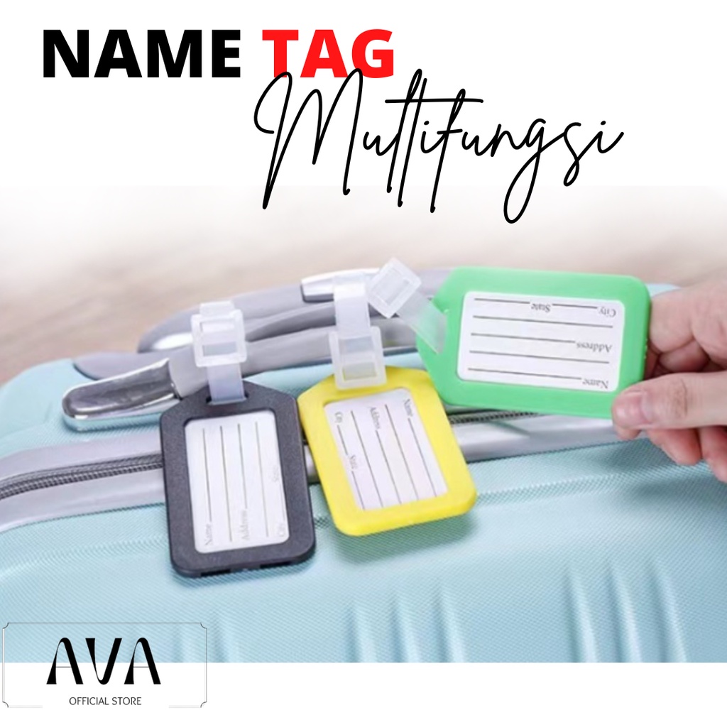 Jual Luggage Tag Name Tag Koper Tas Souvenir Gantungan Nama Koper