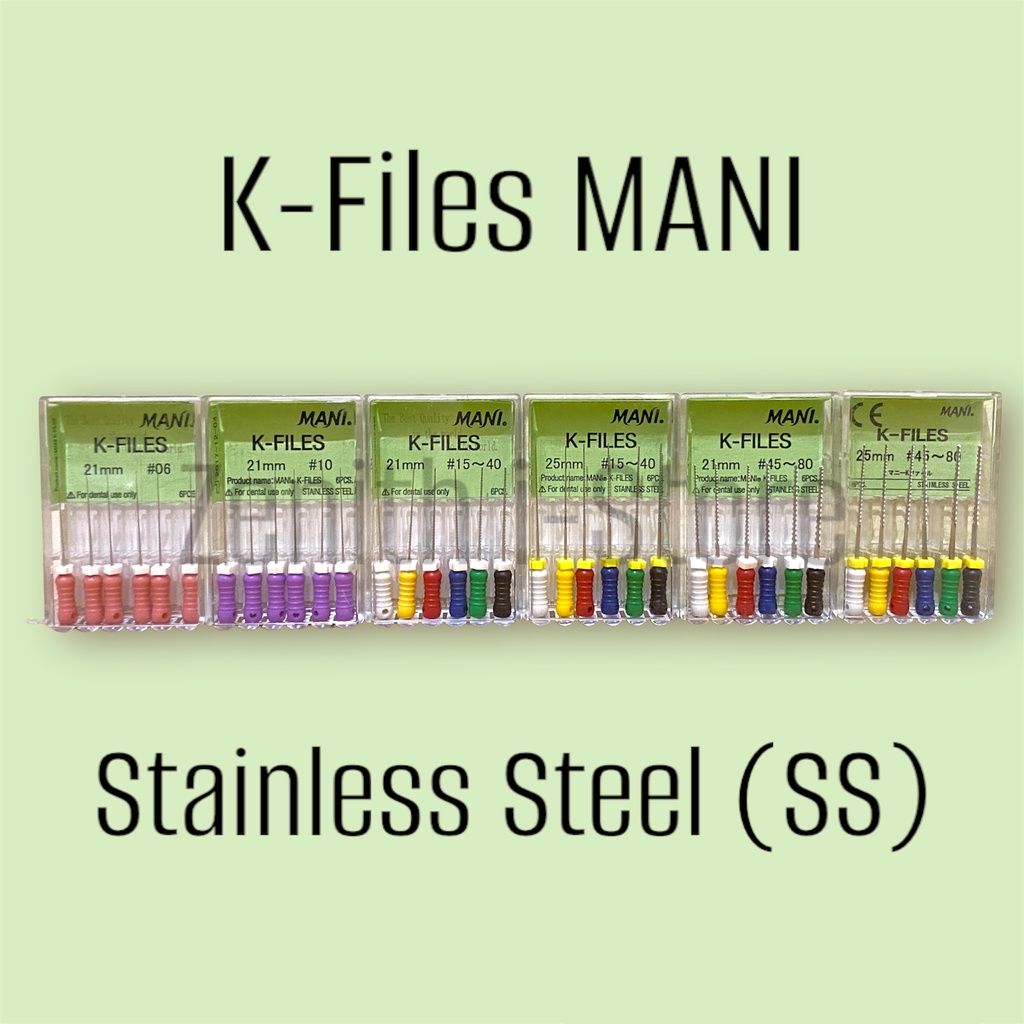 Jual KFile SS MANI Jarum Endo 21mm 25mm 06 K-Files KFiles K File ...