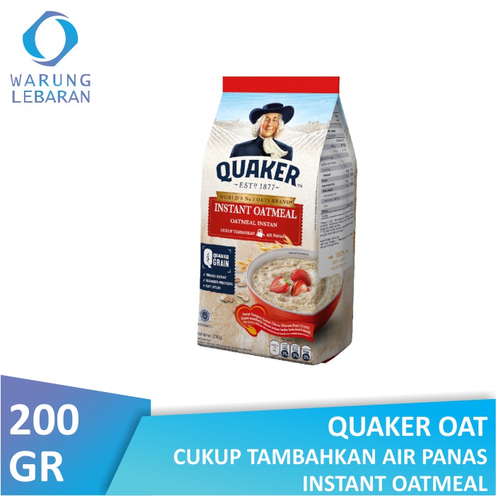Jual Quaker Oat Instant Oatmeal 200gr Shopee Indonesia