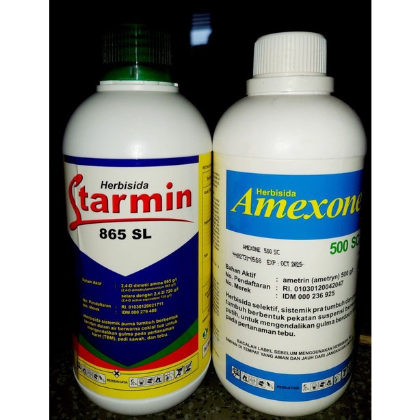 Jual Starmin dan Amexone herbisida untuk tanaman tebu | Shopee Indonesia