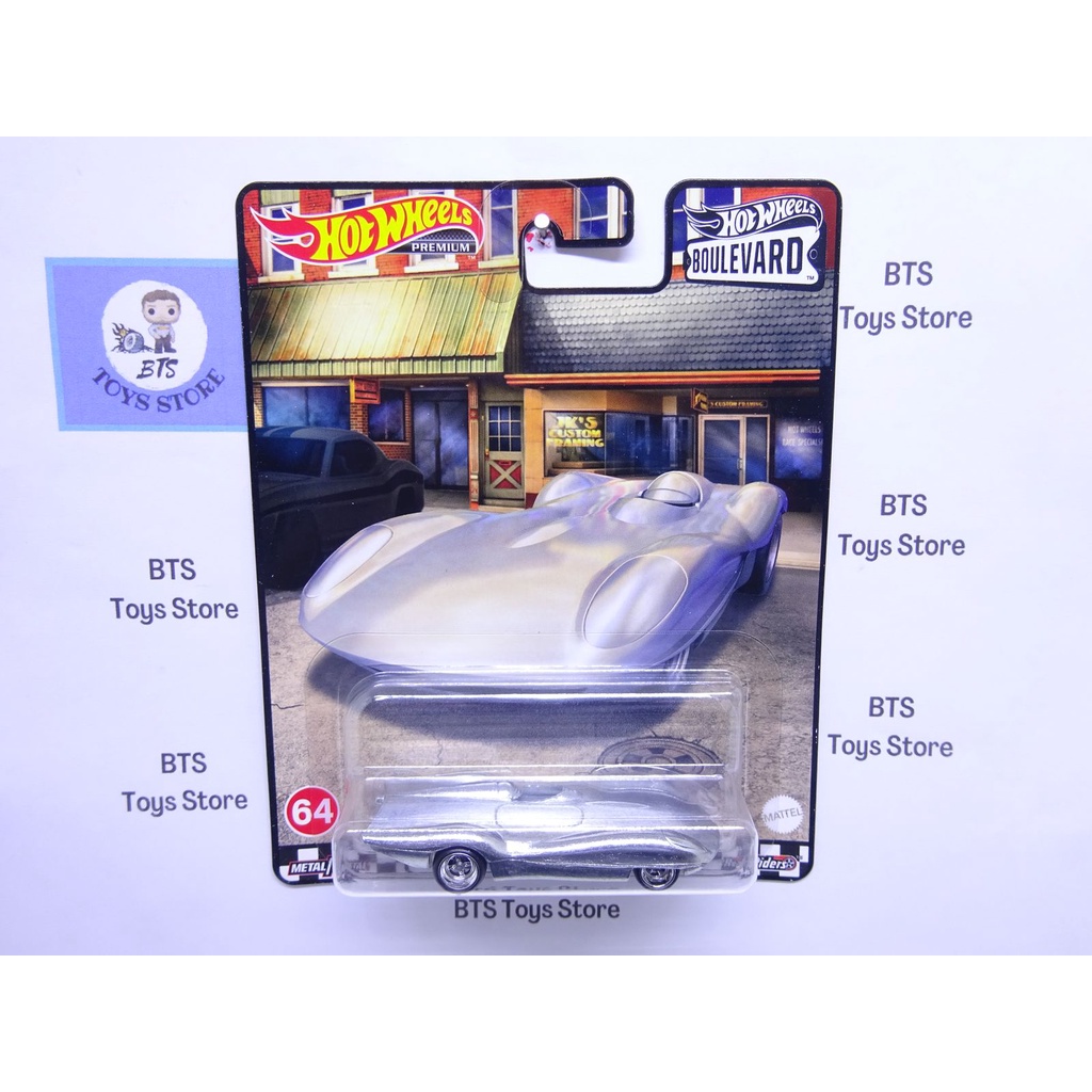 Hot Wheels Premium 1:64 Boulevard #64 - AERO SCULPT Argento 2022