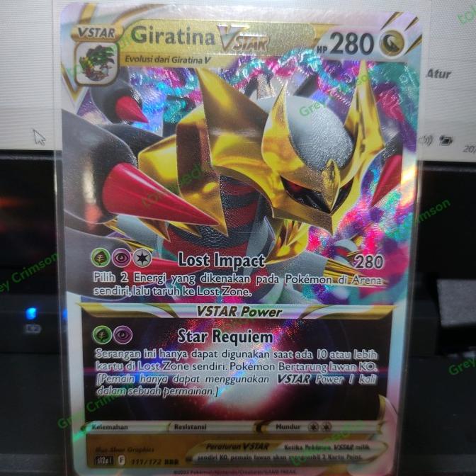 Pokemon Card “Giratina VSTAR” 111/172 S12a Korean Ver (RRR) – K-TCG